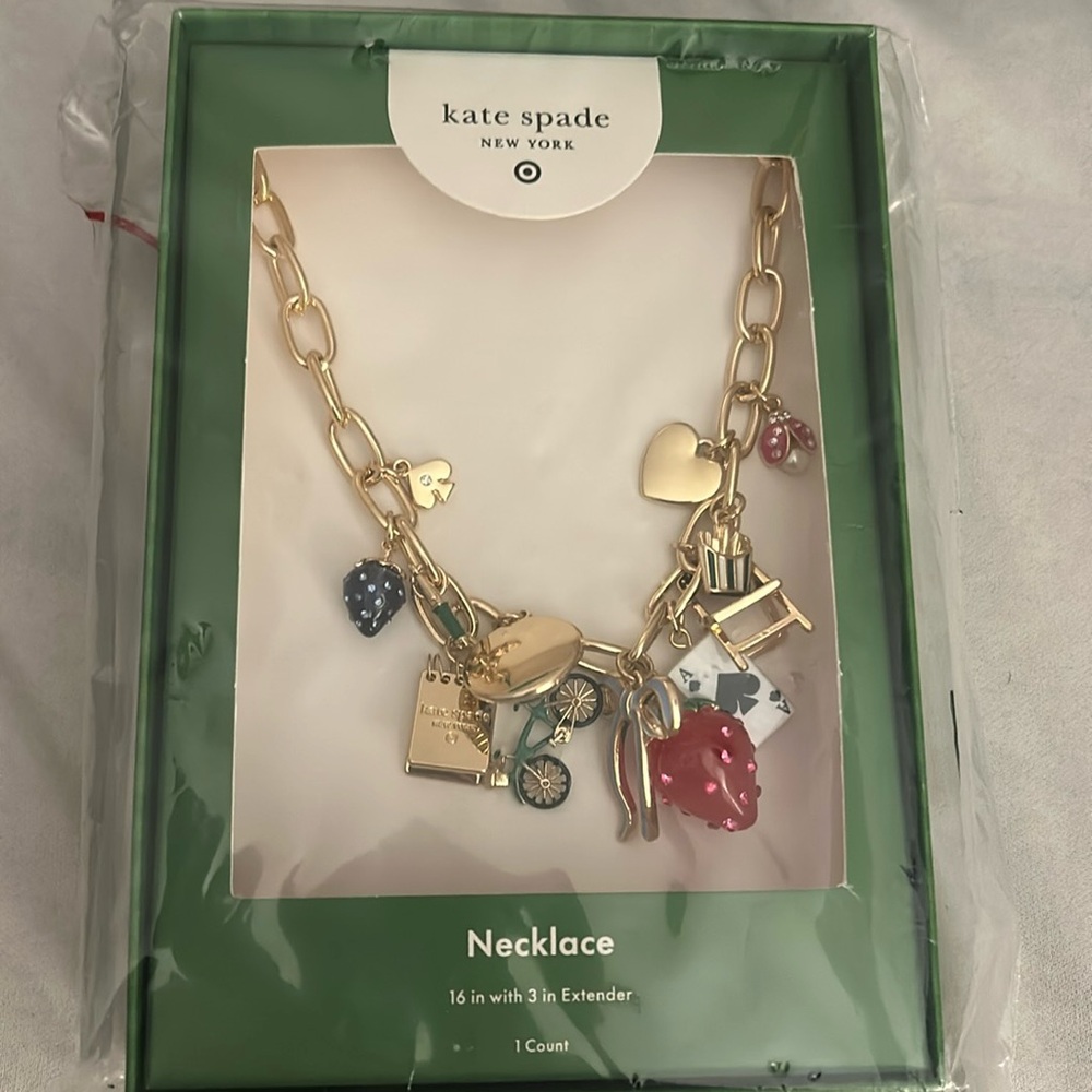 Kate Spade charm necklace